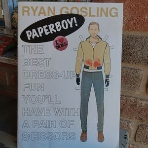 RARE Out of Print Ryan Gosling Paperboy! Paper Doll Book